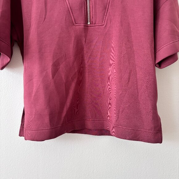 Varley Willow Short Sleeve Half-Zip Sweatshirt - Picture 5 of 7